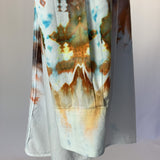 Aztec Solar Cross | Upcycled Tuxedo Shirt | Size XXXL