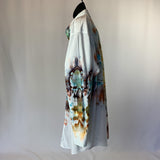 Aztec Solar Cross | Upcycled Tuxedo Shirt | Size XXXL