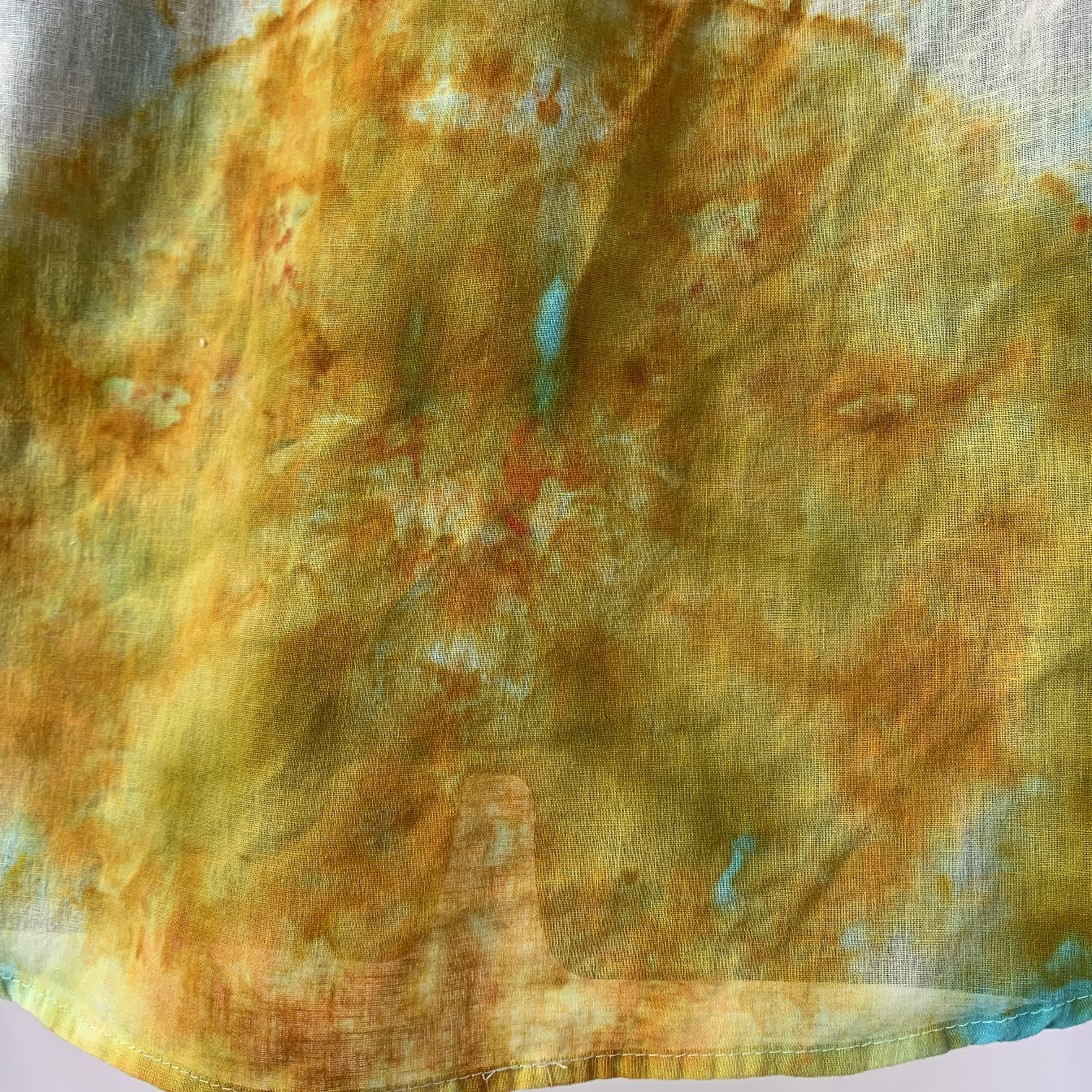 Here Comes the Sun | Upcycled Long Sleeve Shirt | Size M-L