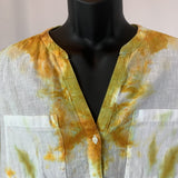 Here Comes the Sun | Upcycled Long Sleeve Shirt | Size M-L