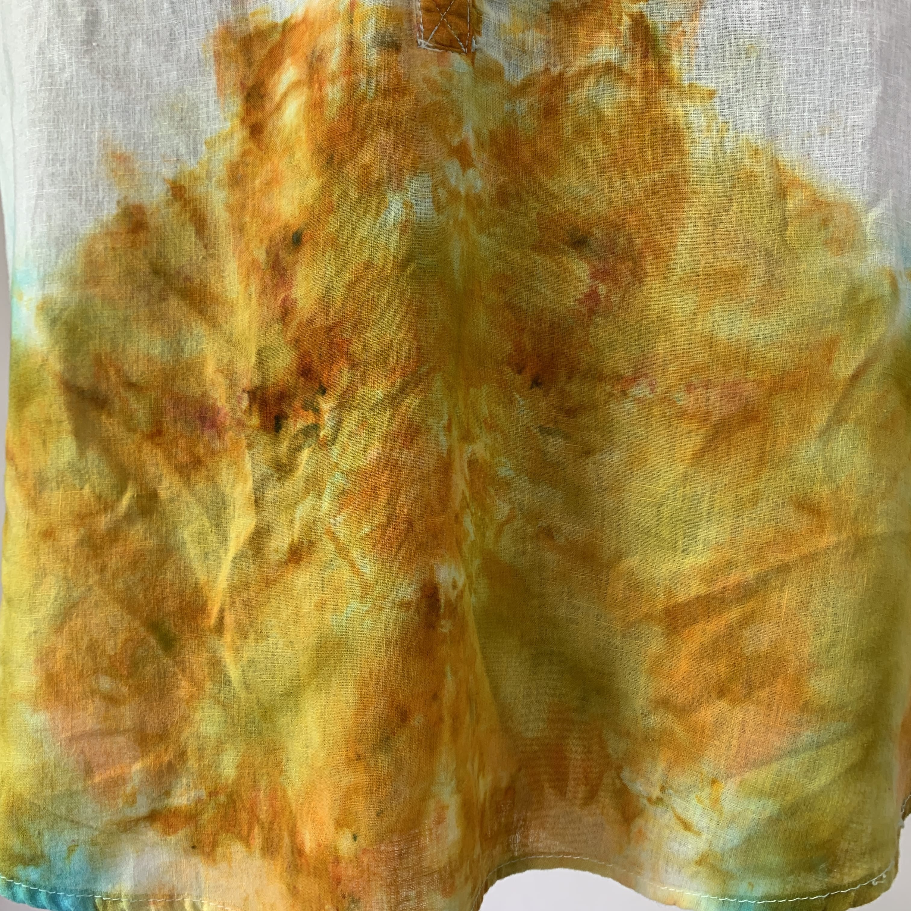Here Comes the Sun | Upcycled Long Sleeve Shirt | Size M-L