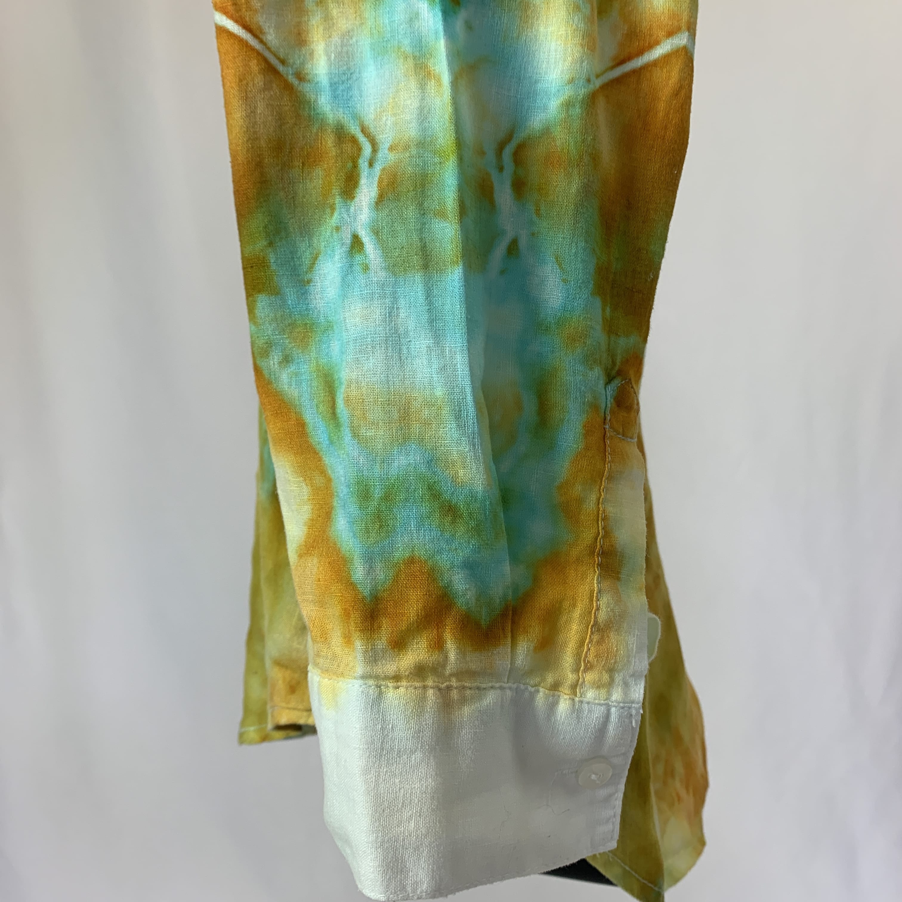 Here Comes the Sun | Upcycled Long Sleeve Shirt | Size M-L