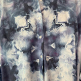Midnight Sun | Upcycled Long Sleeve Shirt | Size XXL