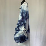 Midnight Sun | Upcycled Long Sleeve Shirt | Size XXL