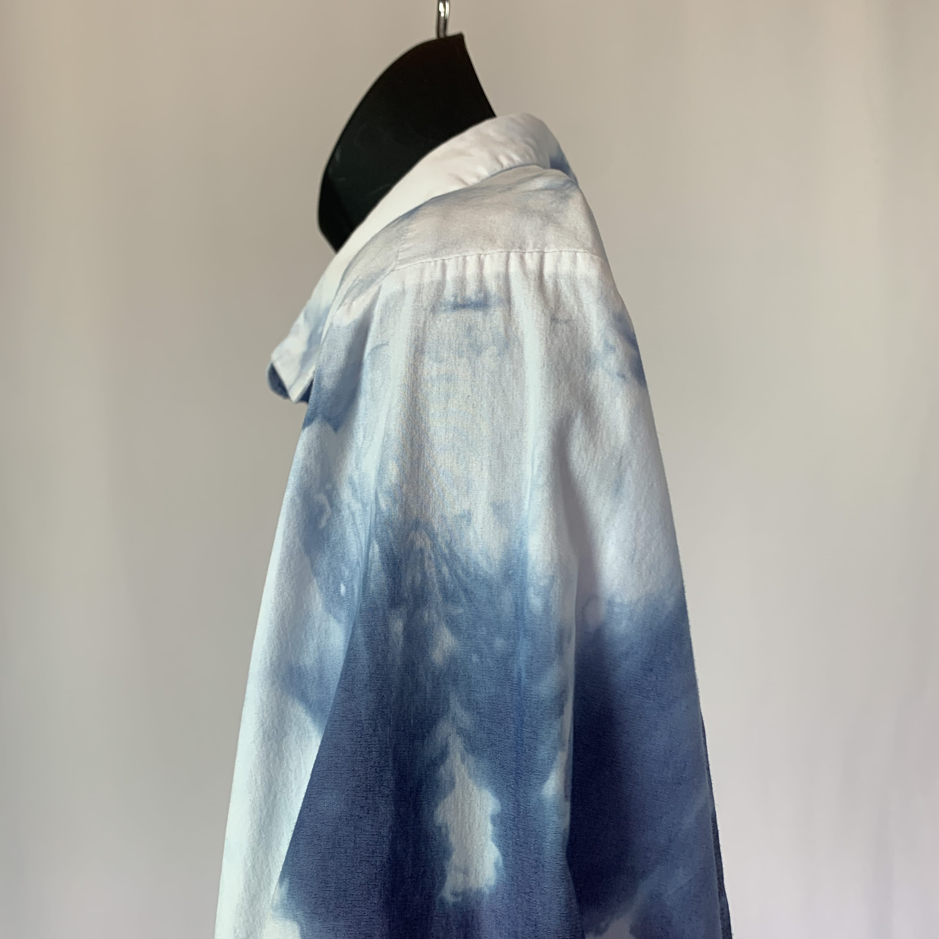 Midnight Sun | Upcycled Long Sleeve Shirt | Size XXL