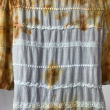 Golden Victorian Magic | Camicia a maniche lunghe 3/4 riciclata | Taglia S