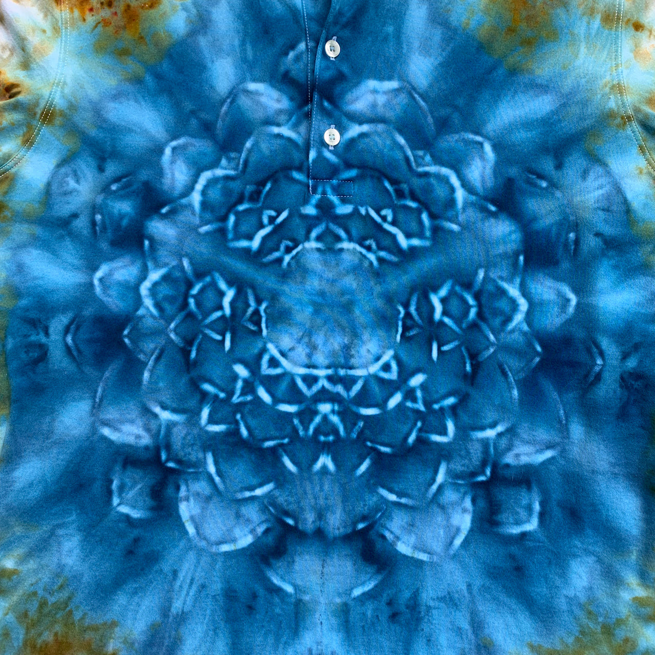 Blue Lotus Mandala | Shirt | 42" chest