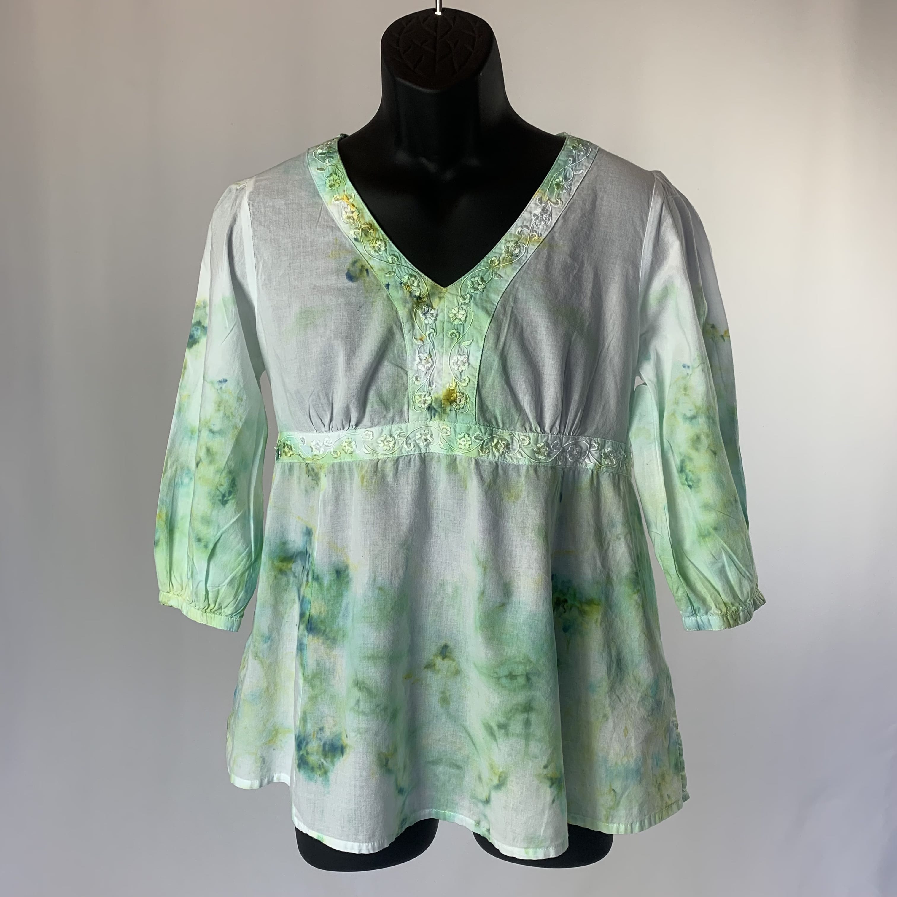 Forest Faery | Camicia a maniche lunghe 3/4 riciclata | Taglia M
