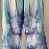 Pastel Fractal Flow | Drawstring pants | max 39” waist