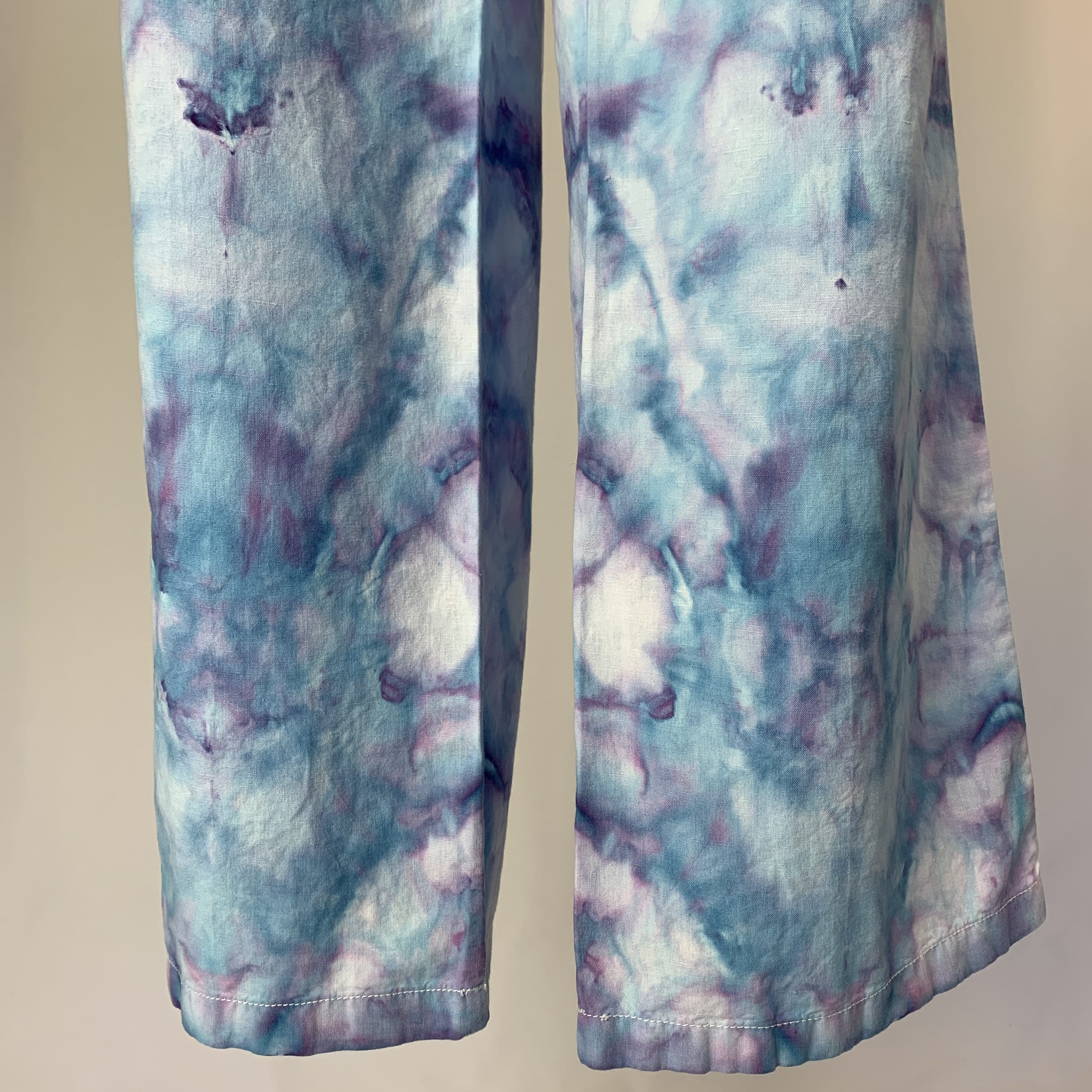 Pastel Fractal Flow | Drawstring pants | max 39” waist