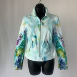 Psychedelic Lotus Star Mandala | Jean jacket | 35" chest