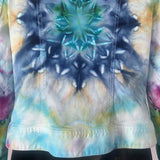 Psychedelic Lotus Star Mandala | Jean jacket | 35" chest