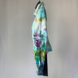 Psychedelic Lotus Star Mandala | Jean jacket | 35" chest