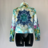 Psychedelic Lotus Star Mandala | Jean jacket | 35" chest