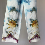 Sunrise on the Mountain Top | Upcycled Straight leg pants | Size S