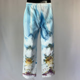 Sunrise on the Mountain Top | Upcycled Straight leg pants | Size S