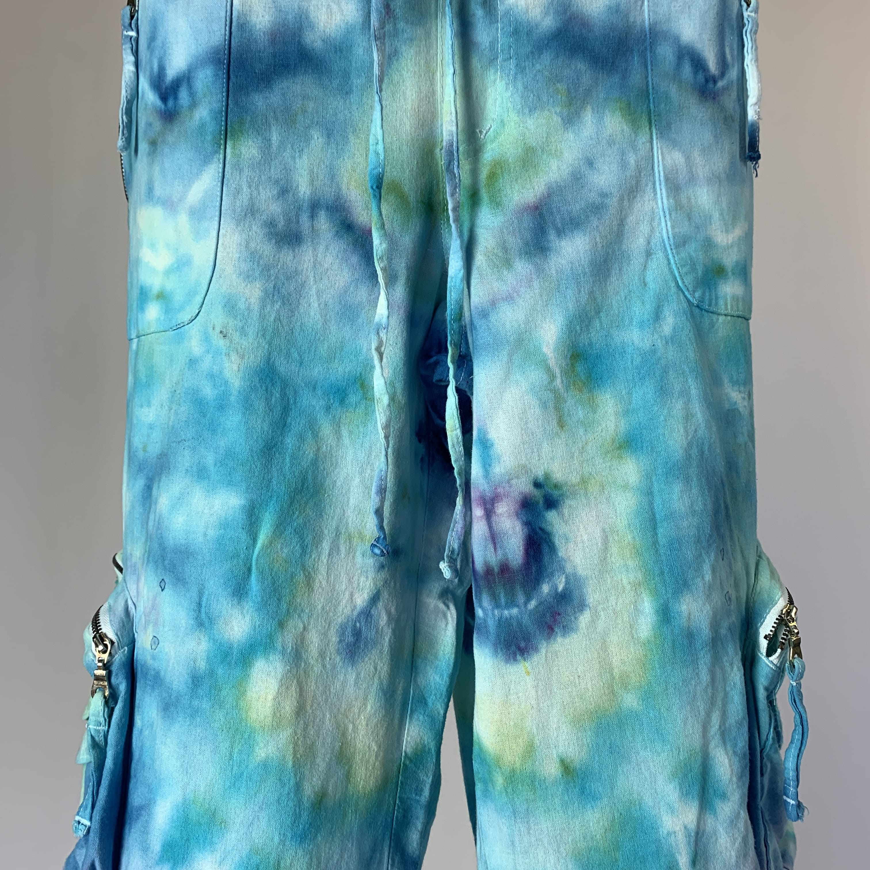 Technicolor Bohemian | Pantaloni cargo riciclati | Taglia ML
