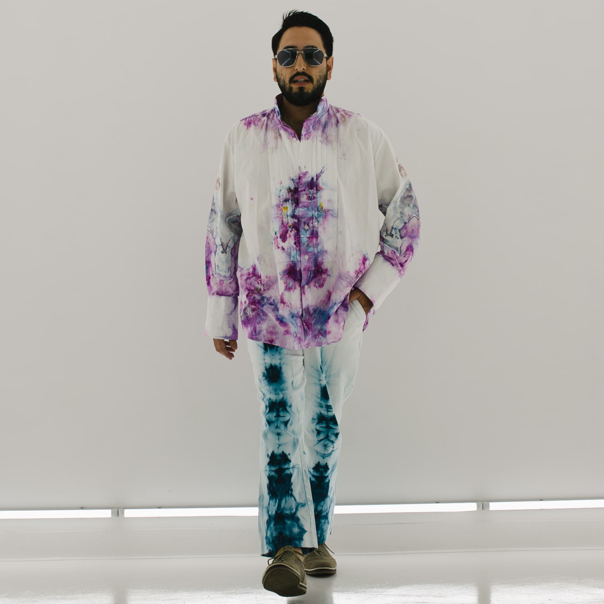 A Night at the Opera | Upcycled Tuxedo Shirt | Size XXXL