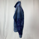 Purple X Blues | Giacca in jeans blu riciclato | Taglia XXXL