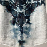 Black and Gray Cross | Upcycled Short Sleeve Shirt | Size XL