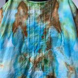 Fractal Reverie | Upcycled Sleeveless Shirt | Size L-XL