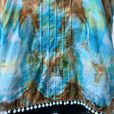 Fractal Reverie | Upcycled Sleeveless Shirt | Size L-XL
