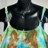 Fractal Reverie | Upcycled Sleeveless Shirt | Size L-XL