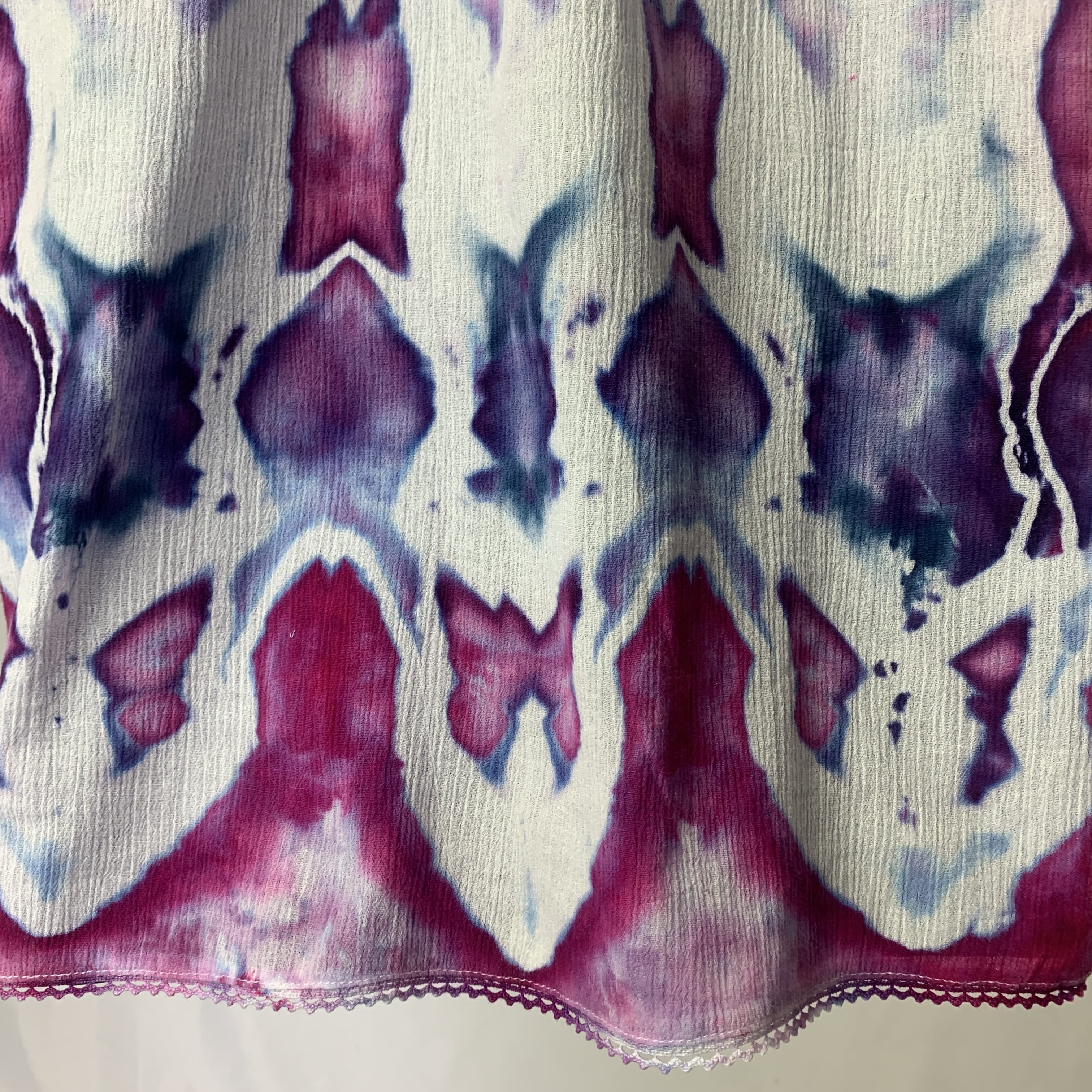 Butterfly Dreams | Upcycled Short Sleeve Shirt | Size XXXL