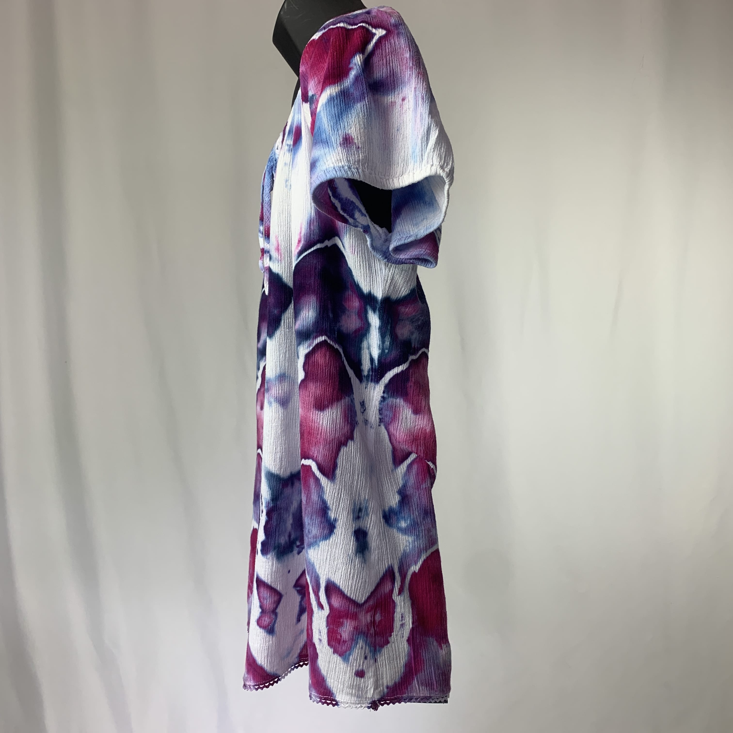 Butterfly Dreams | Upcycled Short Sleeve Shirt | Size XXXL