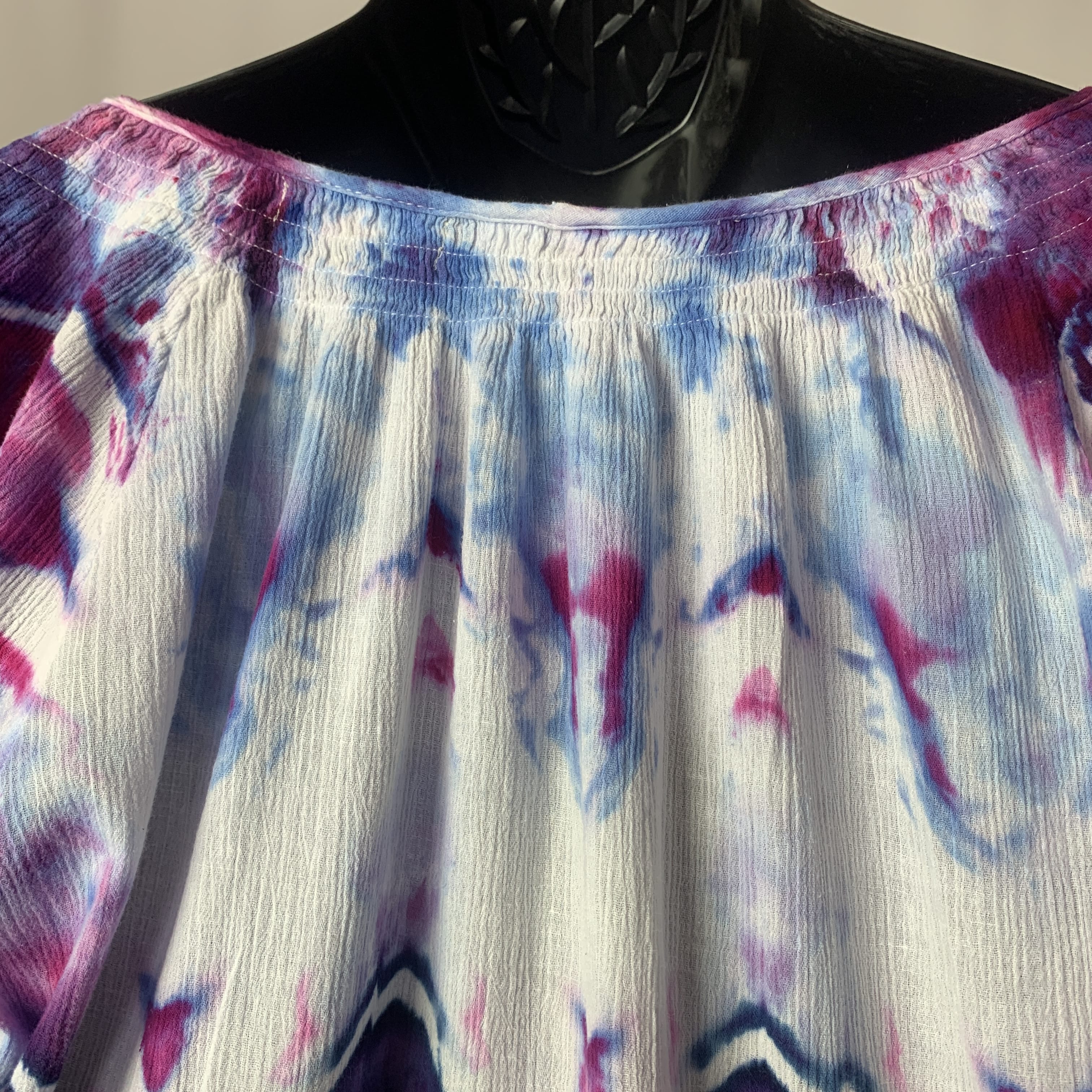 Butterfly Dreams | Upcycled Short Sleeve Shirt | Size XXXL